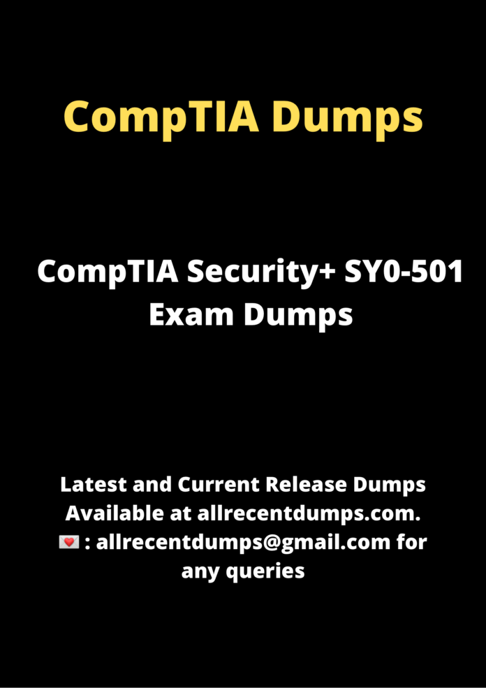CompTIA SY0-501 CompTIA SY0-501