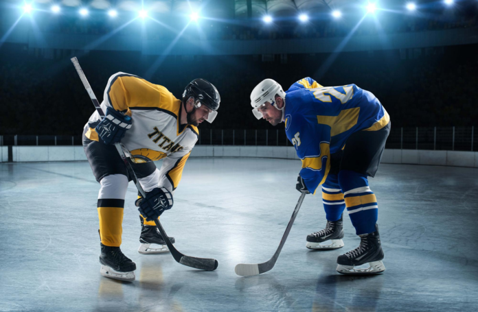 Playing Ice Hockey